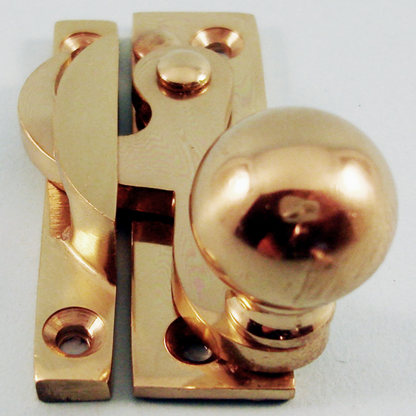 THD197/PB • Non-Locking • Polished Brass • Clo Sash Fastener